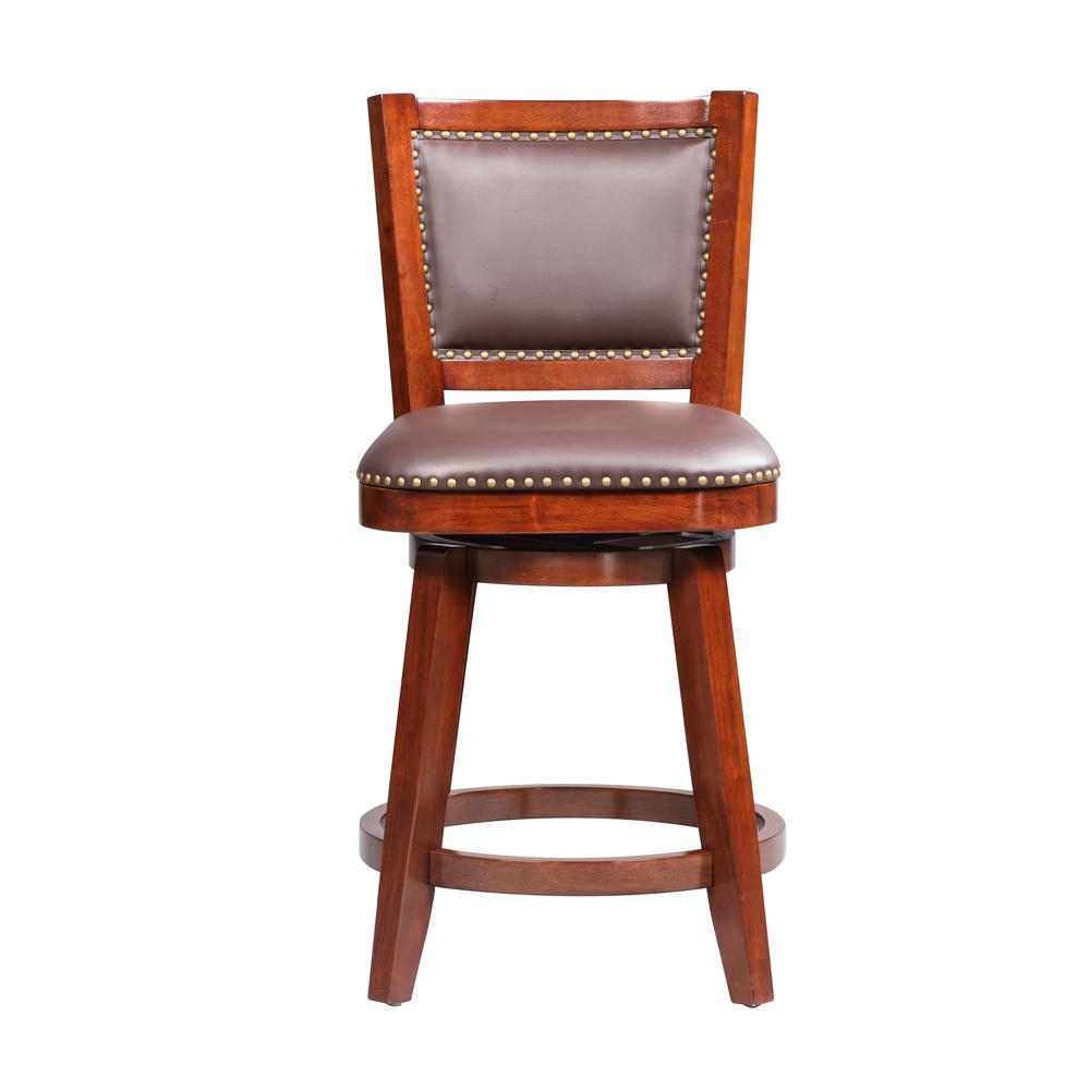 Broadmoor Swivel Counter Stool - Cherry. Picture 1