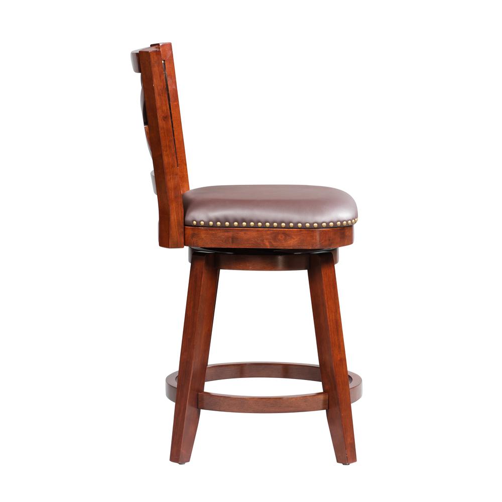 Broadmoor Swivel Counter Stool - Cherry. Picture 4