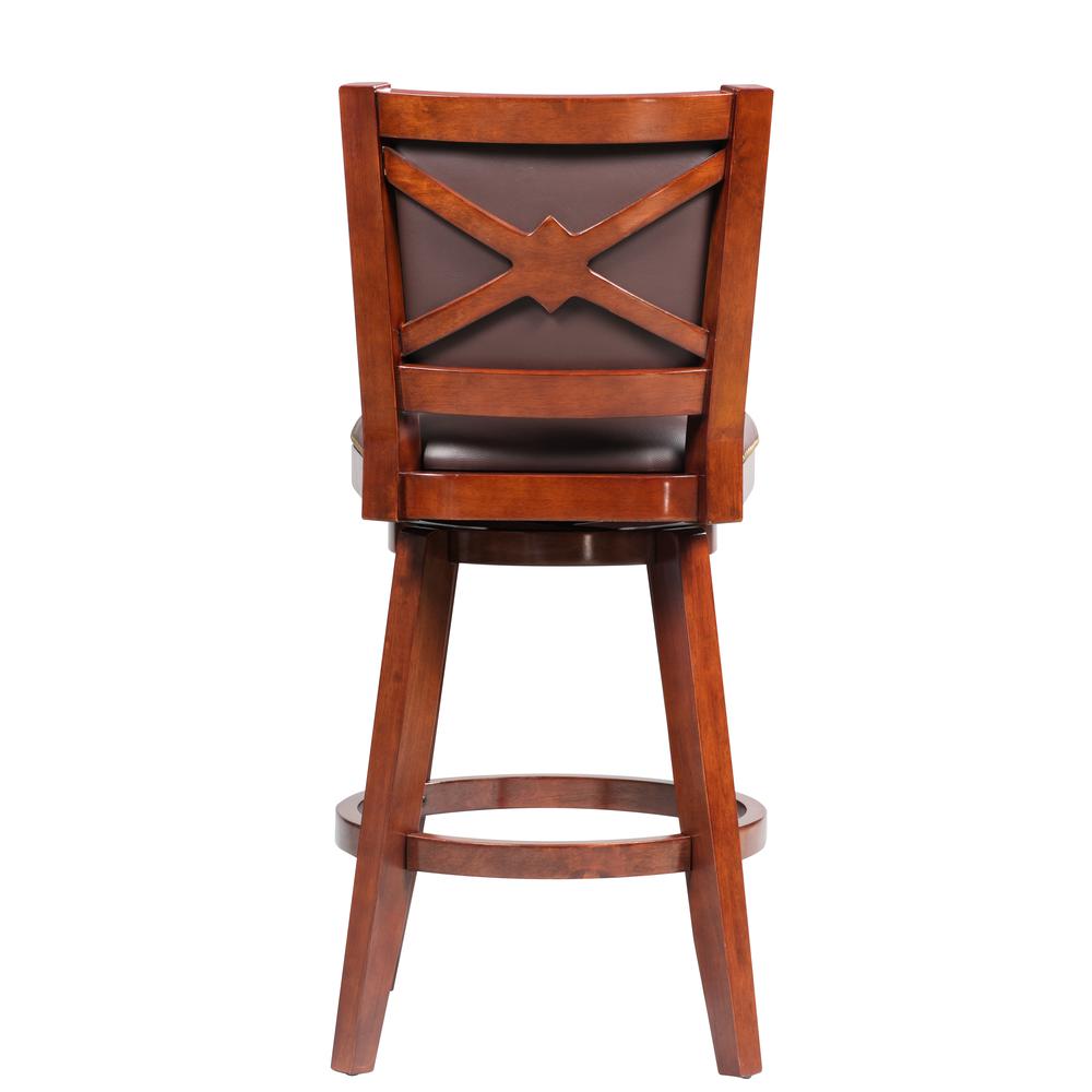 Broadmoor Swivel Bar Stool - Cherry. Picture 2
