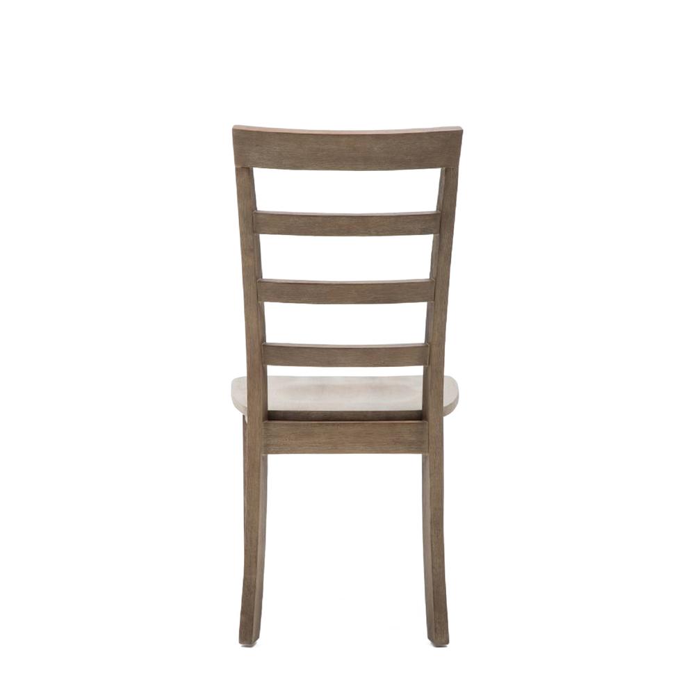 Boulder Dining Chairs, Set of 2 - Barnwood Wire-Brush. Picture 4