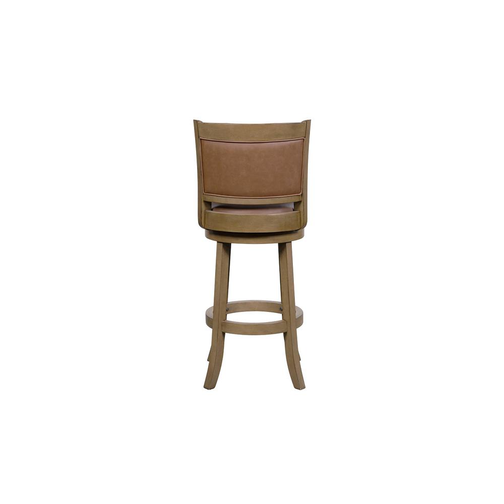 Augusta 26" Swivel Counter Stool - Distressed Sandrift. Picture 4