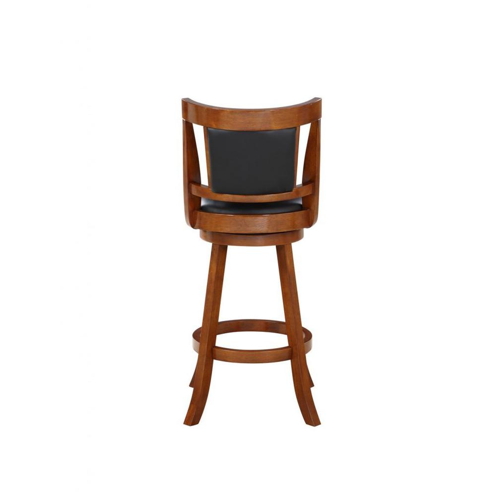 Avianna Swivel Counter Stool - Walnut. Picture 3