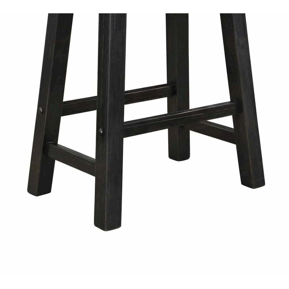 Sonoma Backless Saddle Counter Stool - Black Charcoal. Picture 5