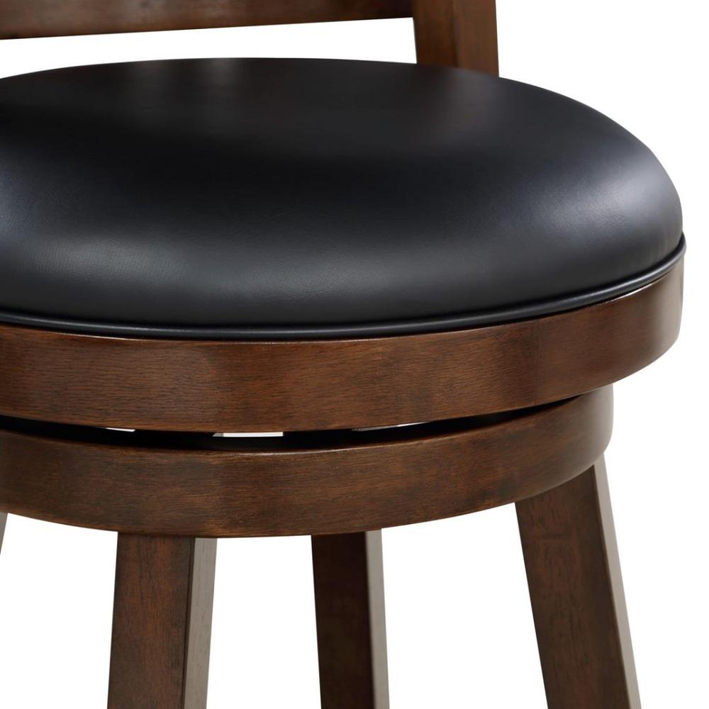 Avianna Swivel Counter Stool - Cappuccino. Picture 6