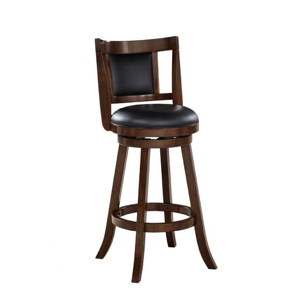 Avianna Swivel Bar Stool - Cappuccino. Picture 1