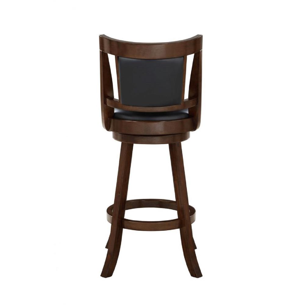 Avianna Swivel Bar Stool - Cappuccino. Picture 3