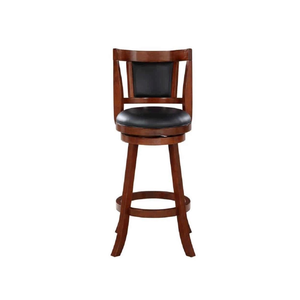 Avianna Swivel Counter Stool - Cherry. Picture 2