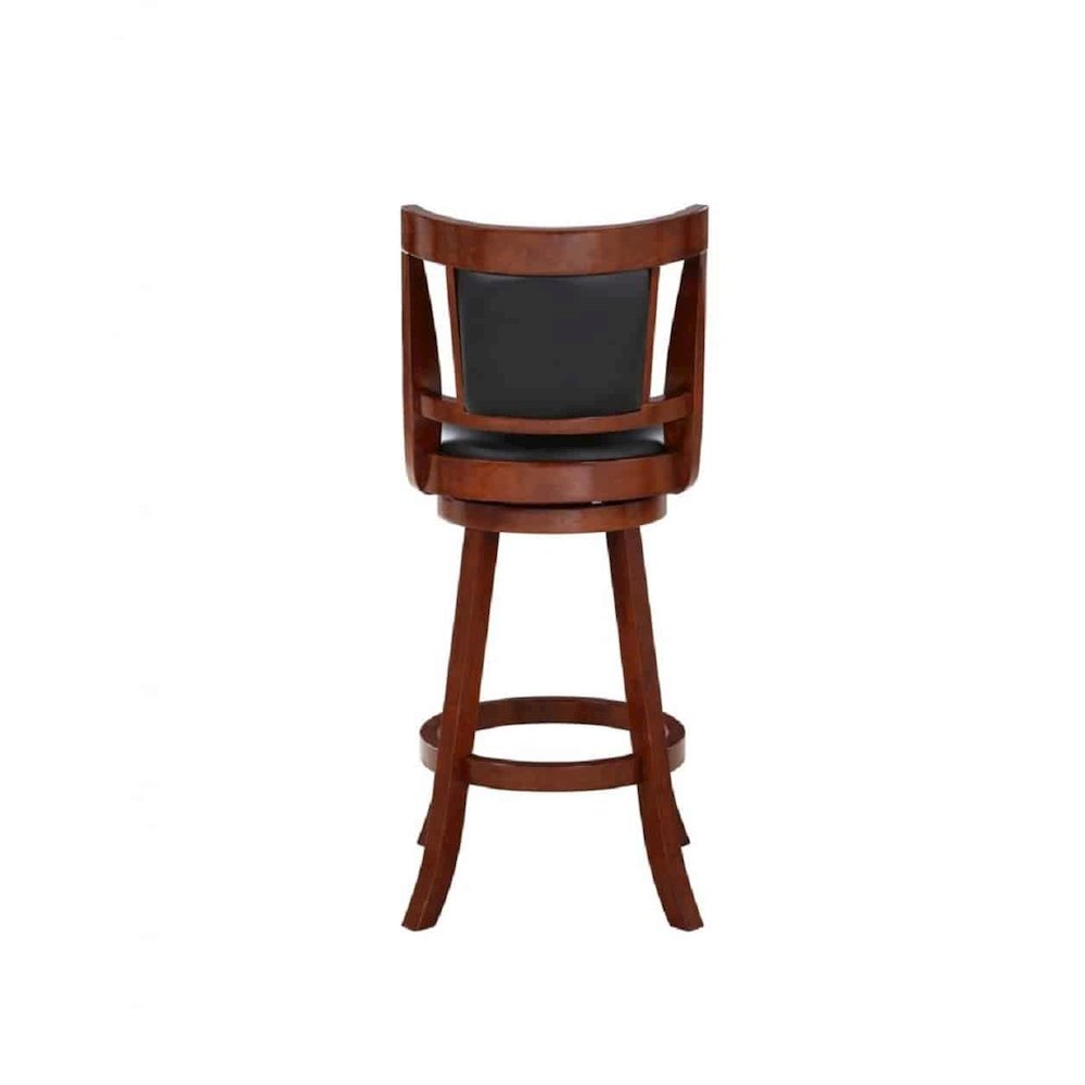 Avianna Swivel Counter Stool - Cherry. Picture 3
