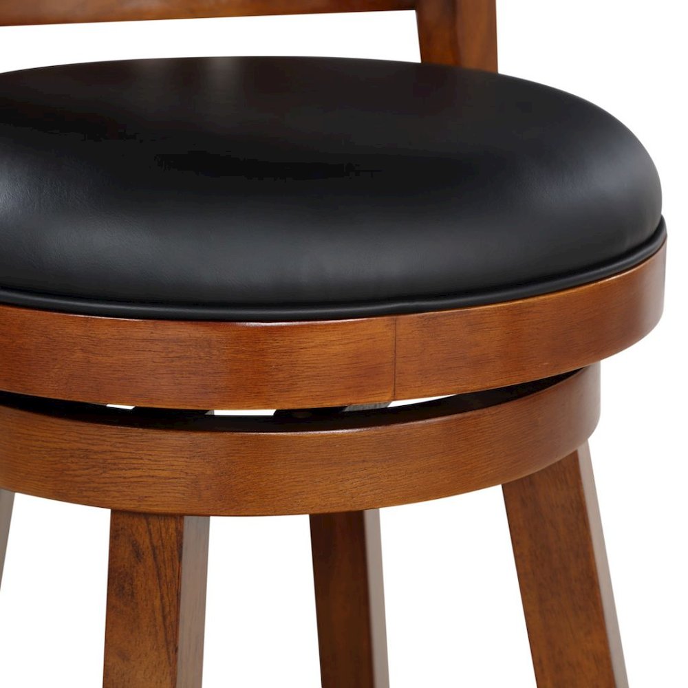 Avianna Swivel Counter Stool - Cherry. Picture 5