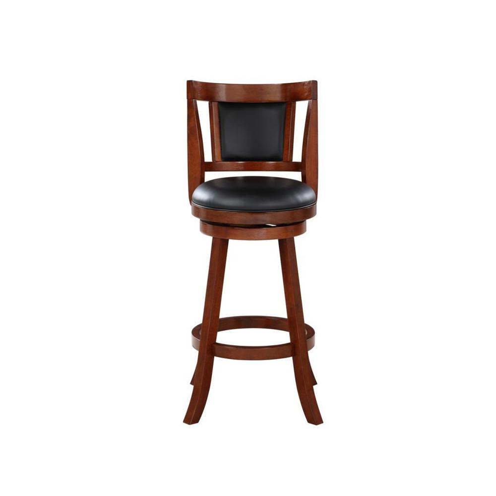 Avianna Swivel Bar Stool - Cherry. Picture 2