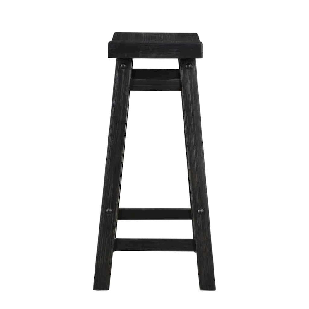 Sonoma Backless Saddle Counter Stool - Black Charcoal. Picture 3
