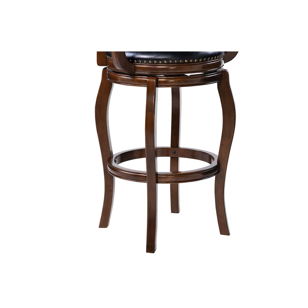 Jones Extra Tall Swivel Bar Stool - Cappuccino. Picture 7