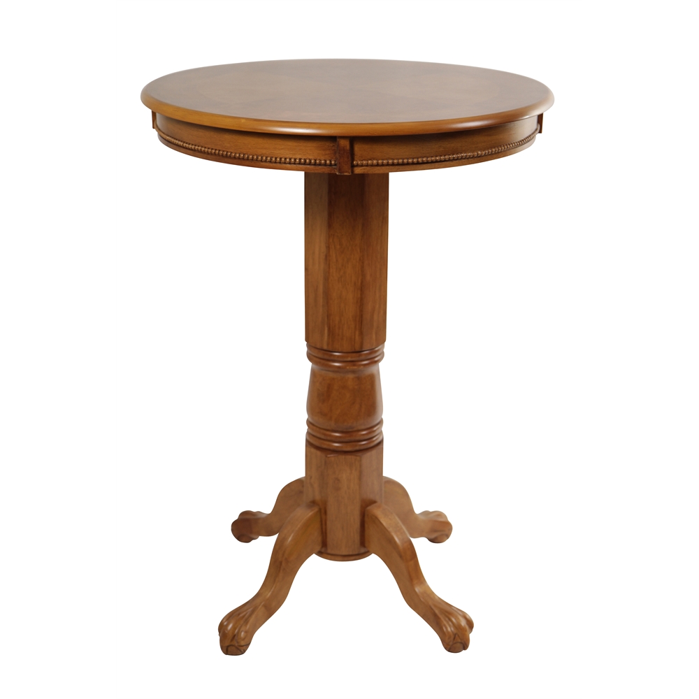 Florence Pub Table, Oak. Picture 2