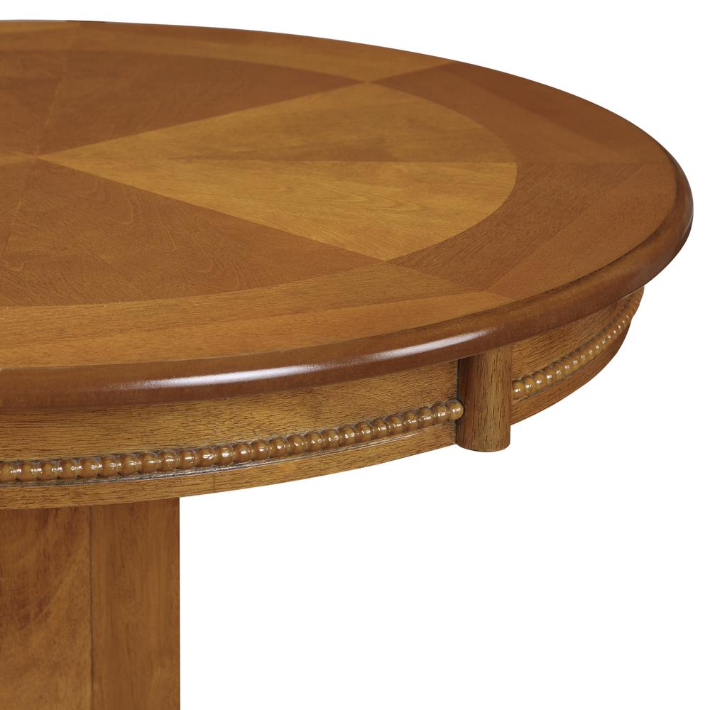 Florence Pub Table - Distressed Brushed Oak. Picture 5
