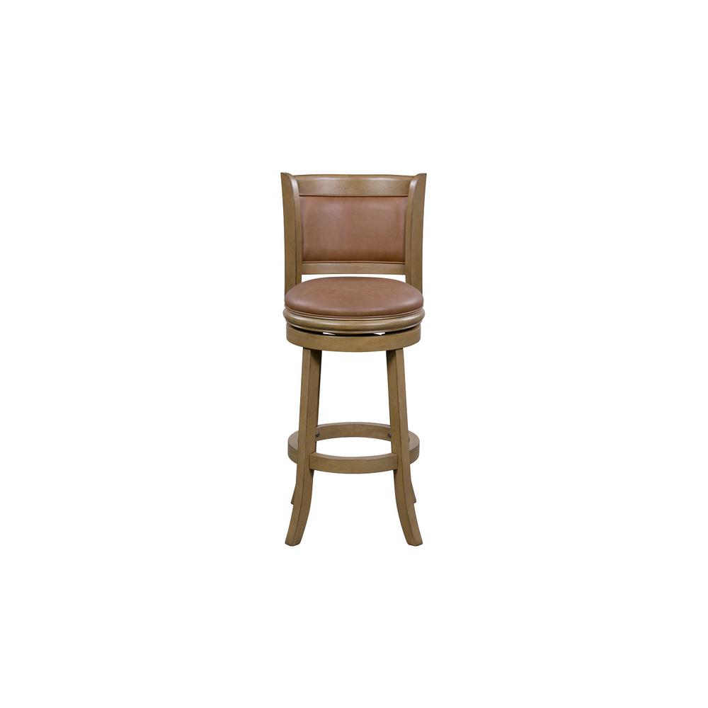 Augusta 26" Swivel Counter Stool - Distressed Sandrift. Picture 2