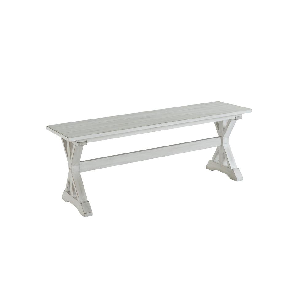 Jamestown Dining Bench - Antique White. Picture 4