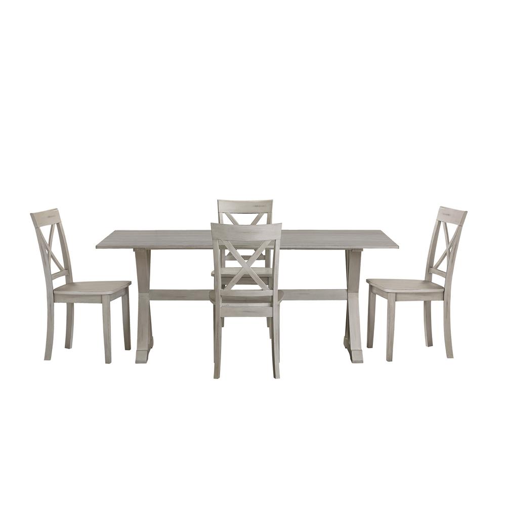 Jamestown 5pc Dining Set - Antique White. Picture 2