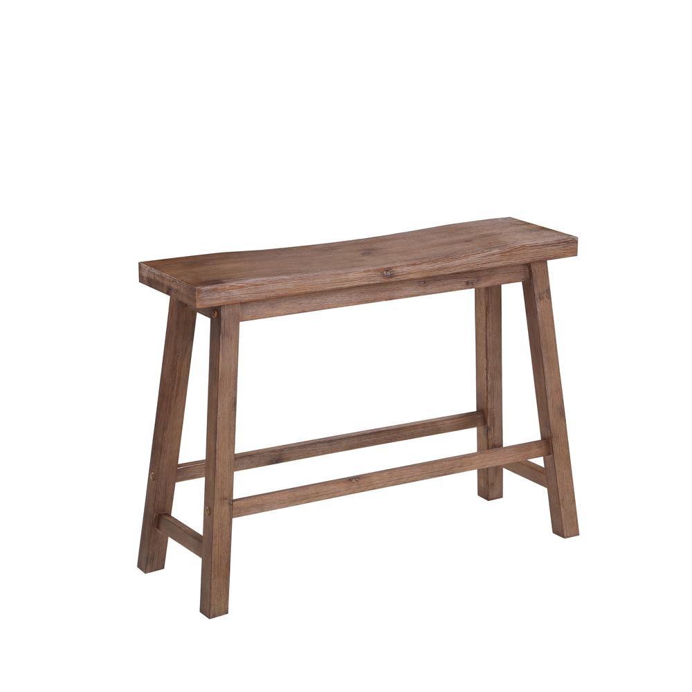 Sonoma Dining Bench [Barnwood Wire-Brush]. Picture 1