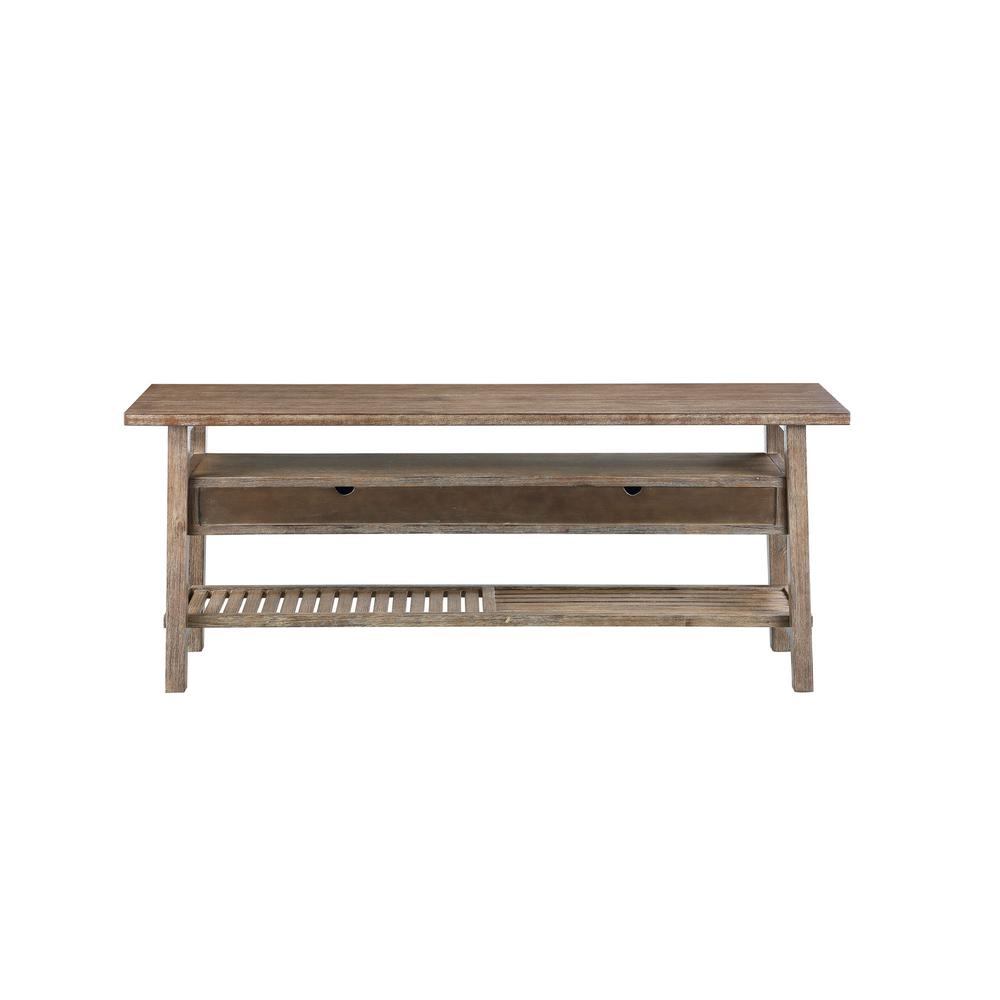 Sonoma TV Stand [Barnwood Wire-Brush]. Picture 2