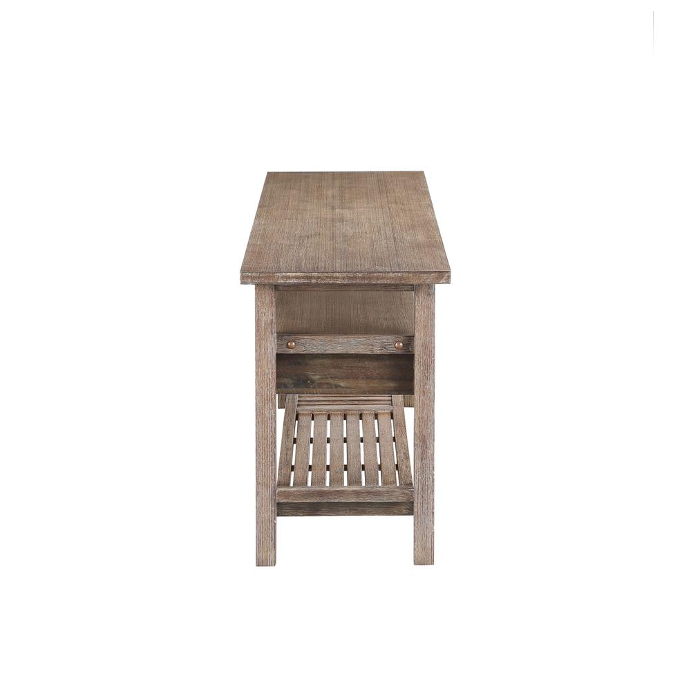 Sonoma TV Stand [Barnwood Wire-Brush]. Picture 4