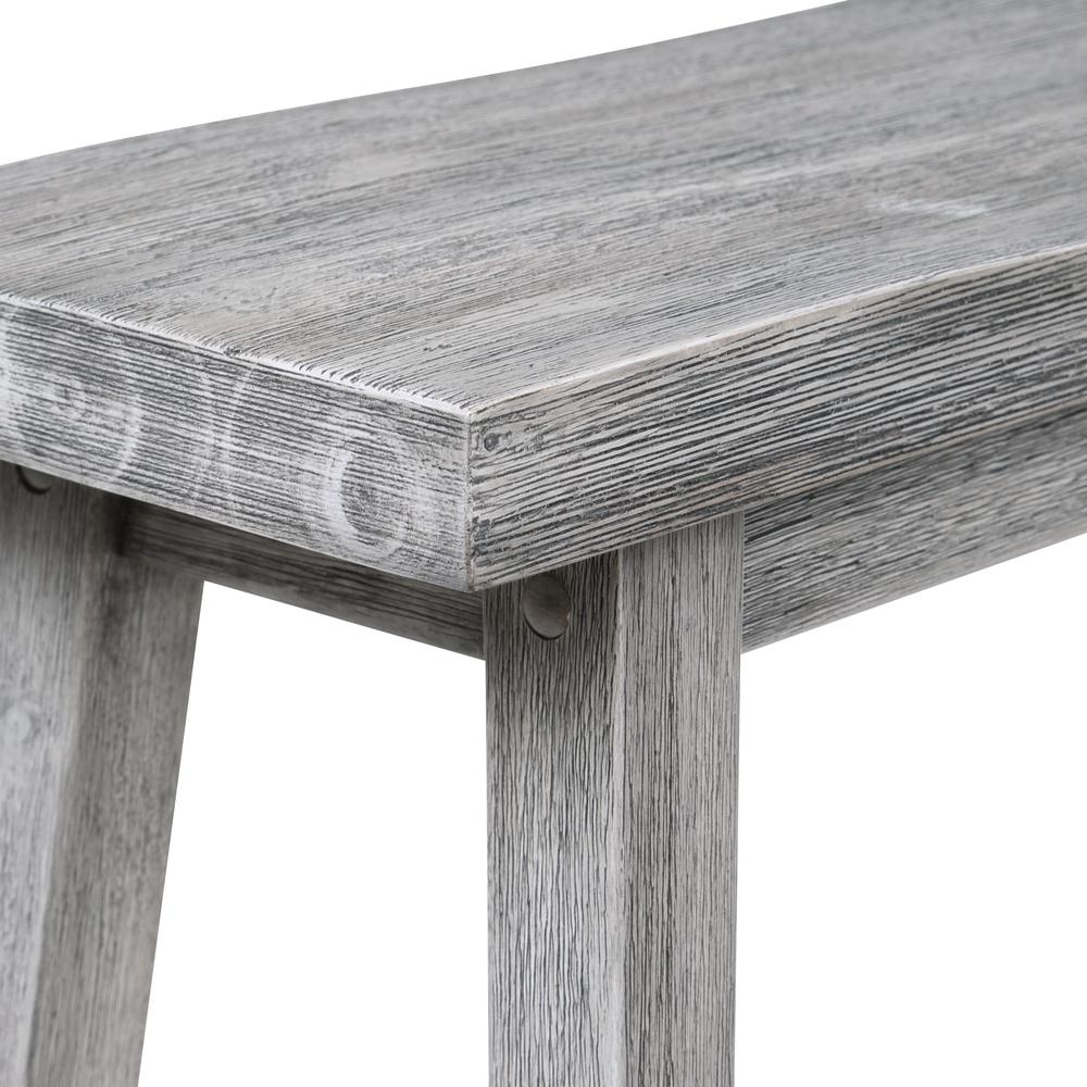 Sonoma Dining Bench [Storm Gray Wire-Brush]. Picture 2