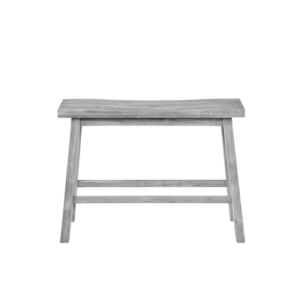 Sonoma Dining Bench [Storm Gray Wire-Brush]. Picture 3