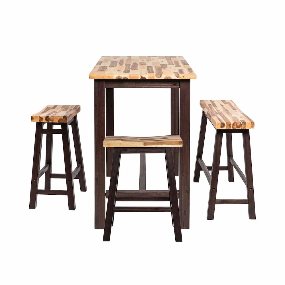 Sonoma 4pc Pub Set - Blended Espresso Finish. Picture 3