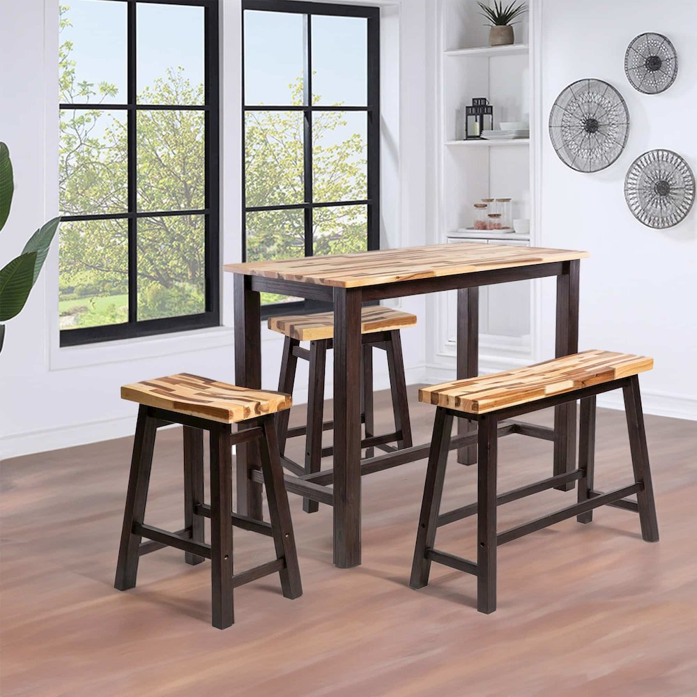 Sonoma 4pc Pub Set - Blended Espresso Finish. Picture 2