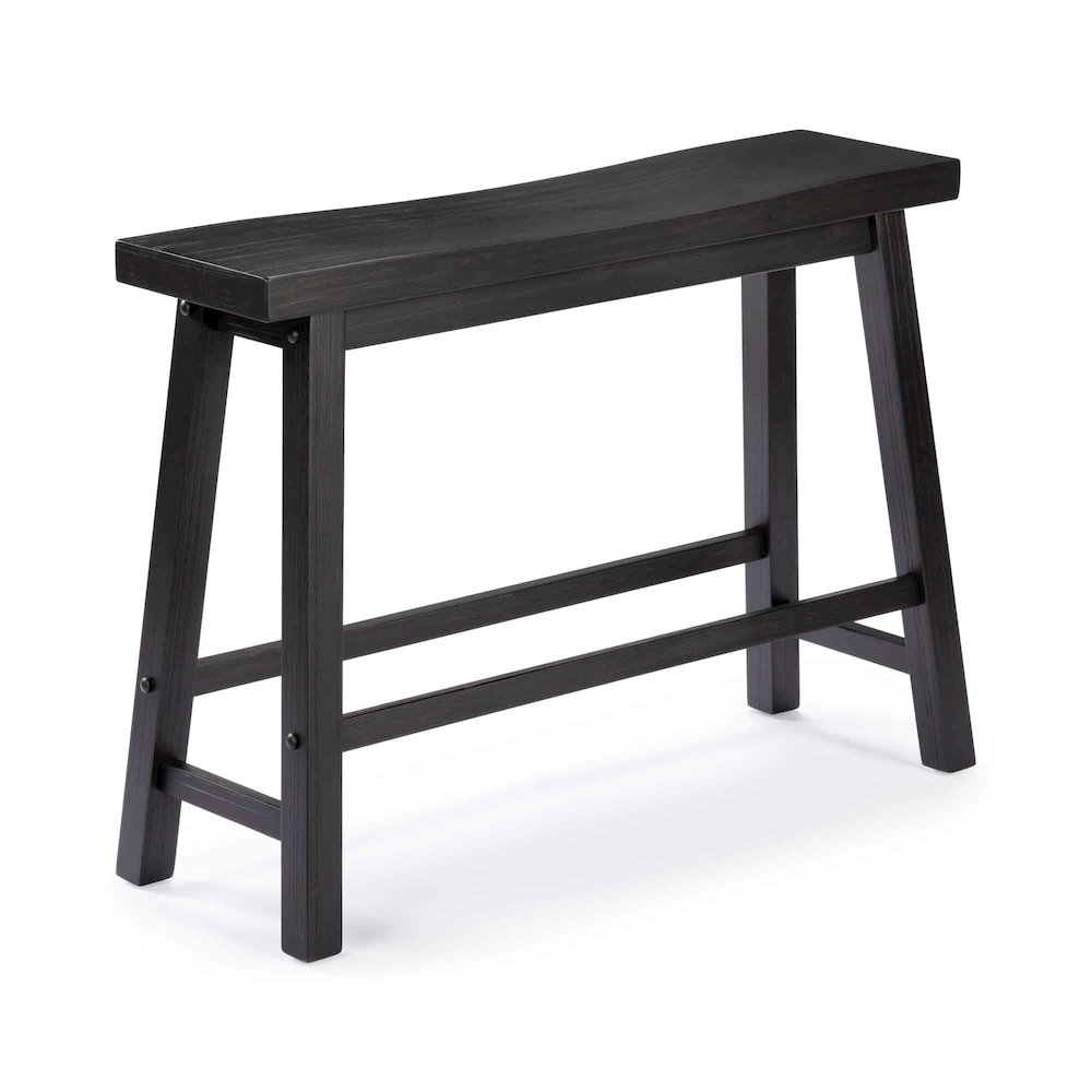 Sonoma Backless Bench - Black Charcoal. Picture 1