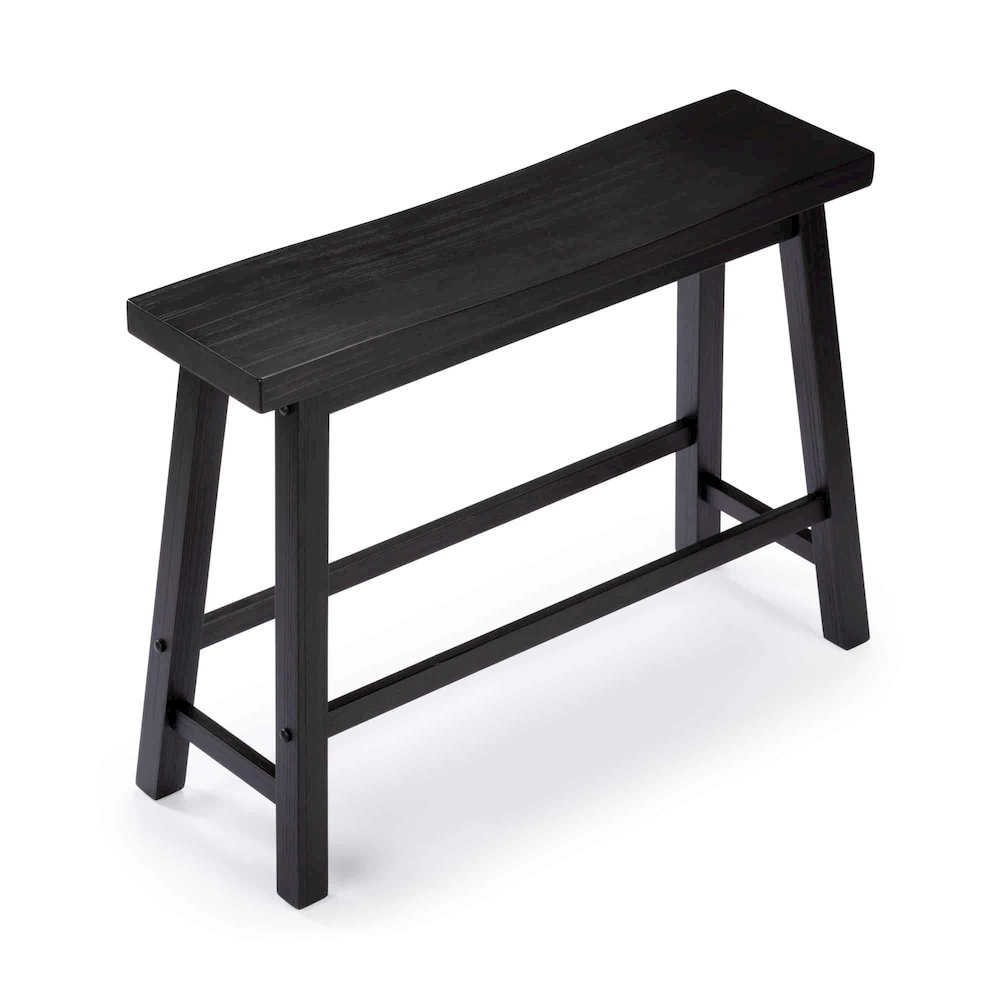 Sonoma Backless Bench - Black Charcoal. Picture 3