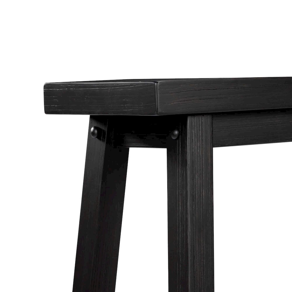 Sonoma Backless Bench - Black Charcoal. Picture 7