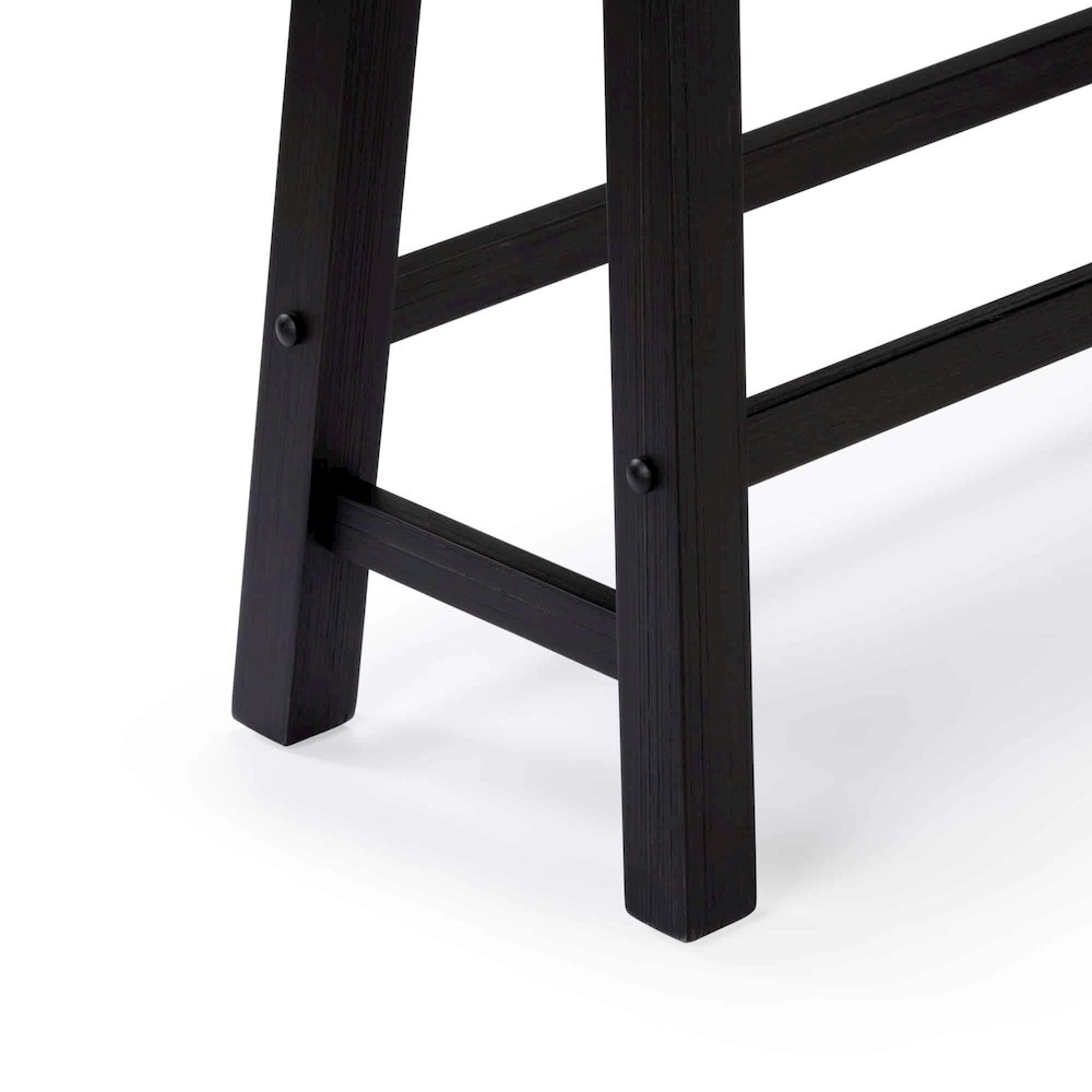 Sonoma Backless Bench - Black Charcoal. Picture 8