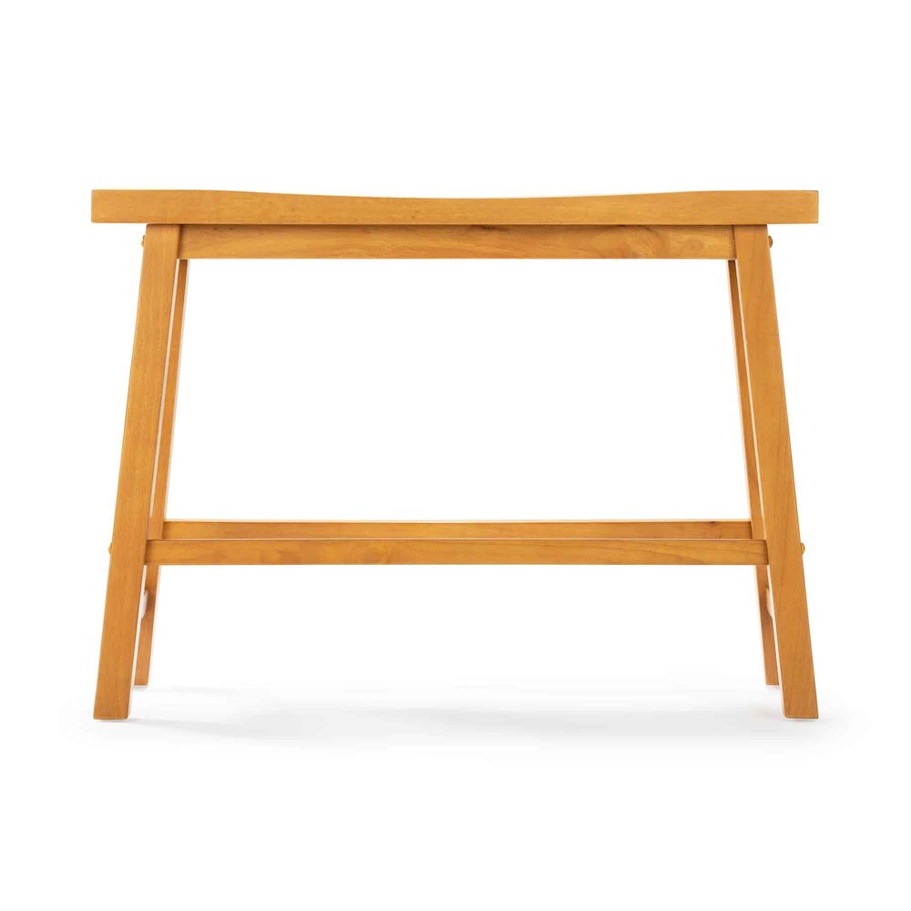 Sonoma Backless Bench - Honey Oak. Picture 4