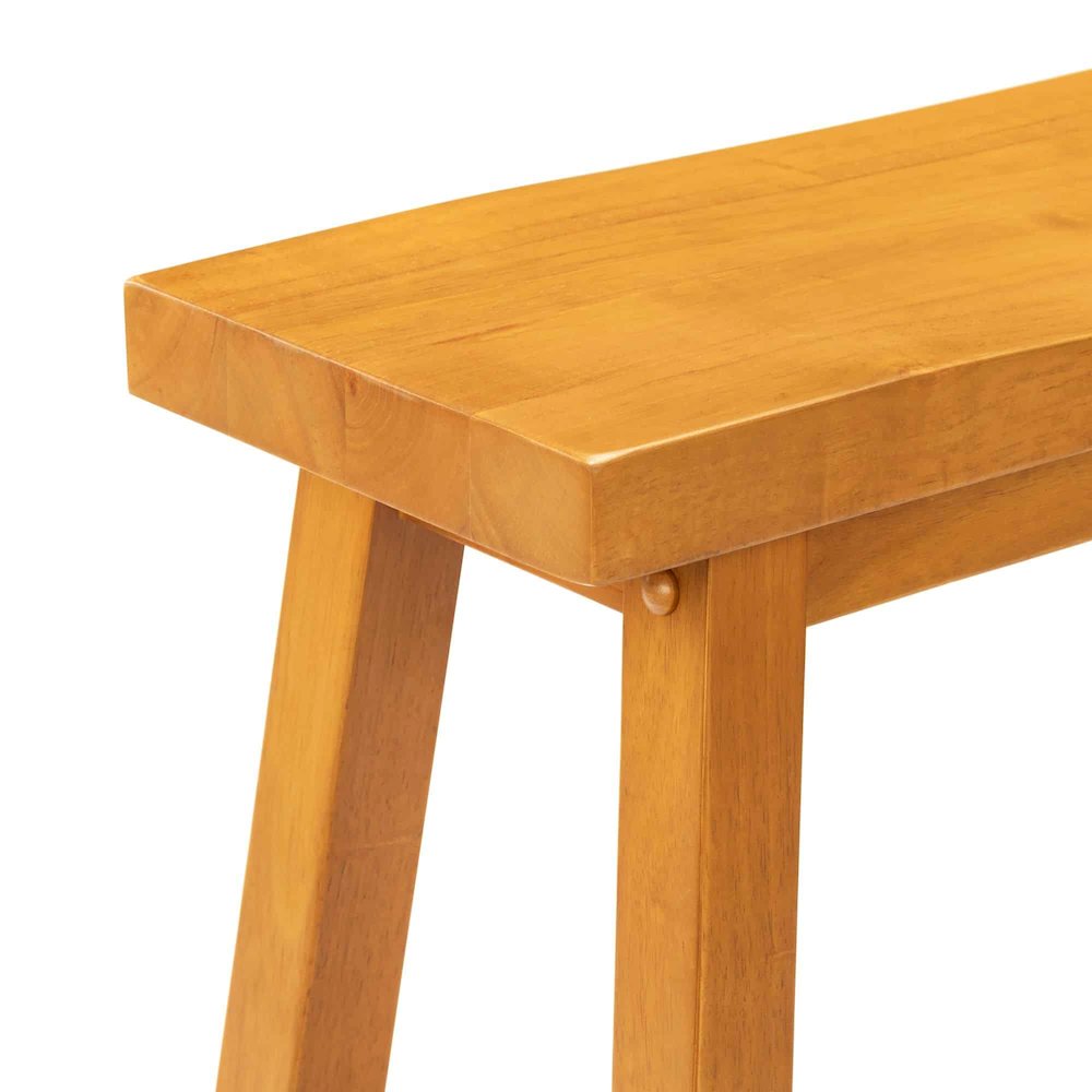 Sonoma Backless Bench - Honey Oak. Picture 6