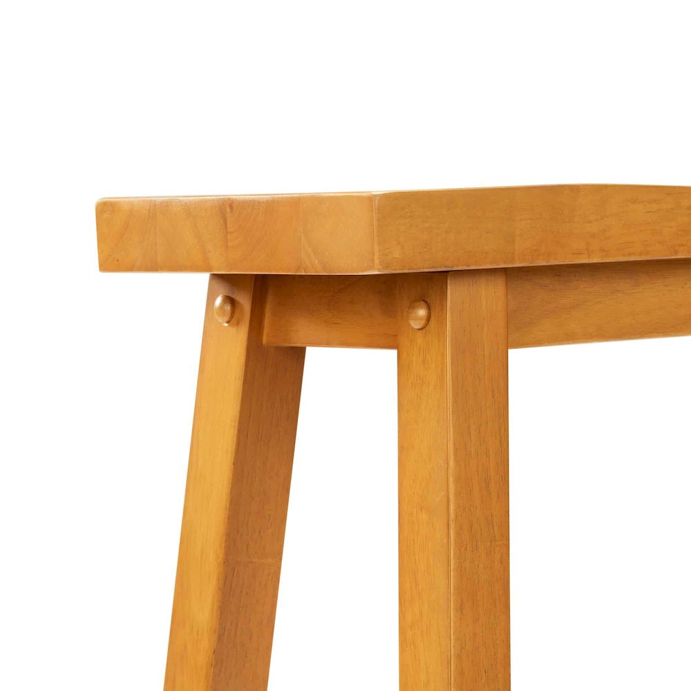 Sonoma Backless Bench - Honey Oak. Picture 7