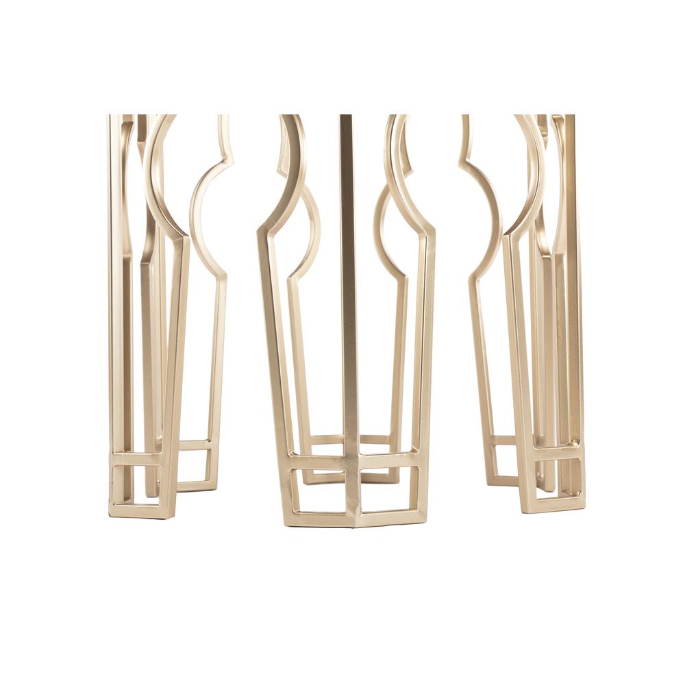 Genevieve Nesting Tables, Gold & Natural. Picture 29