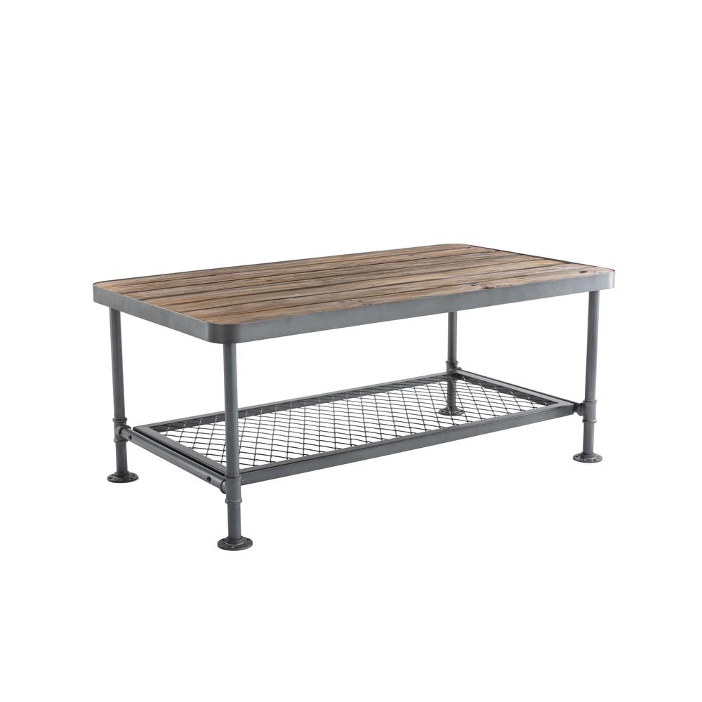 Newport Coffee Table, Gray/Natural. Picture 1