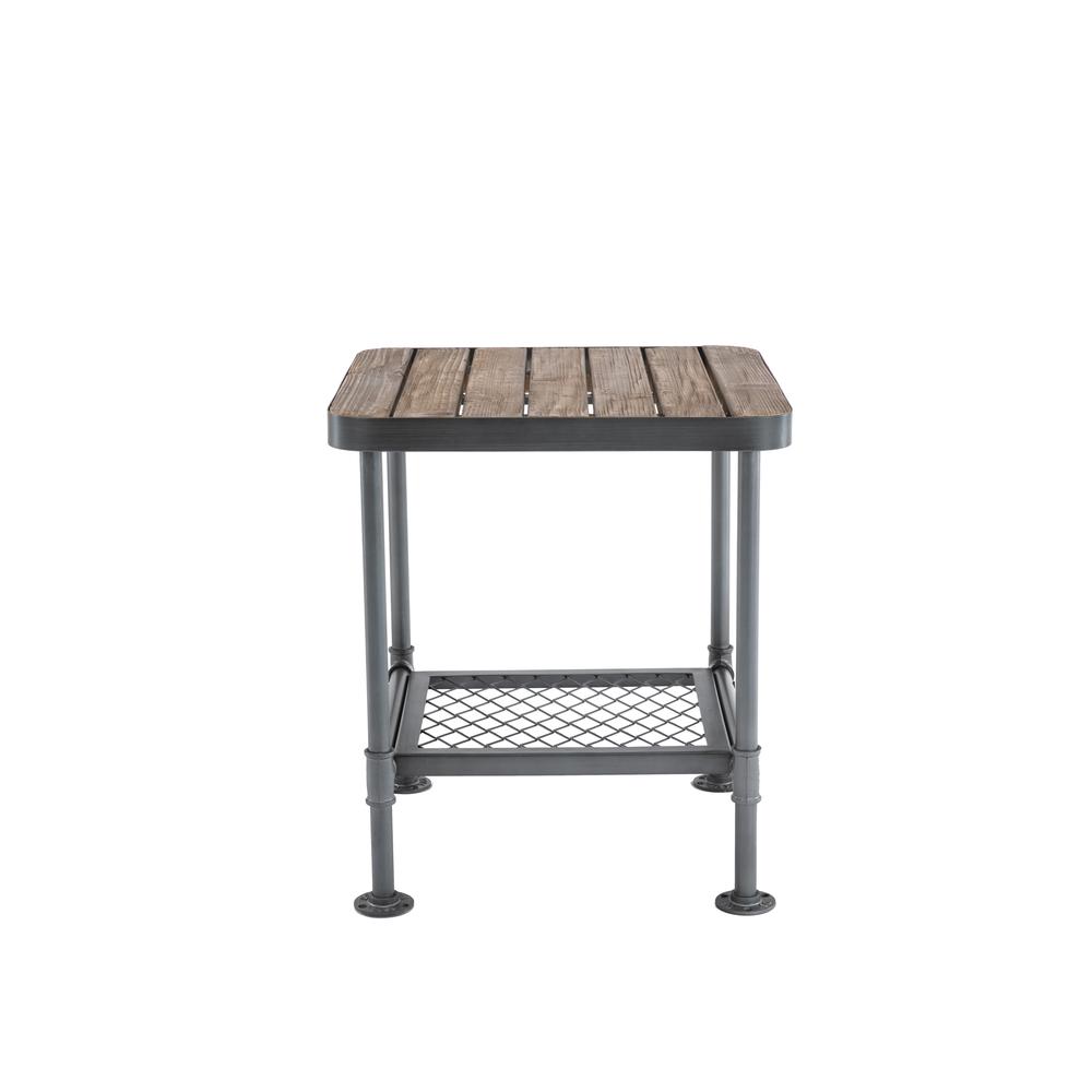 Newport End Table, Gray/Natural. Picture 21