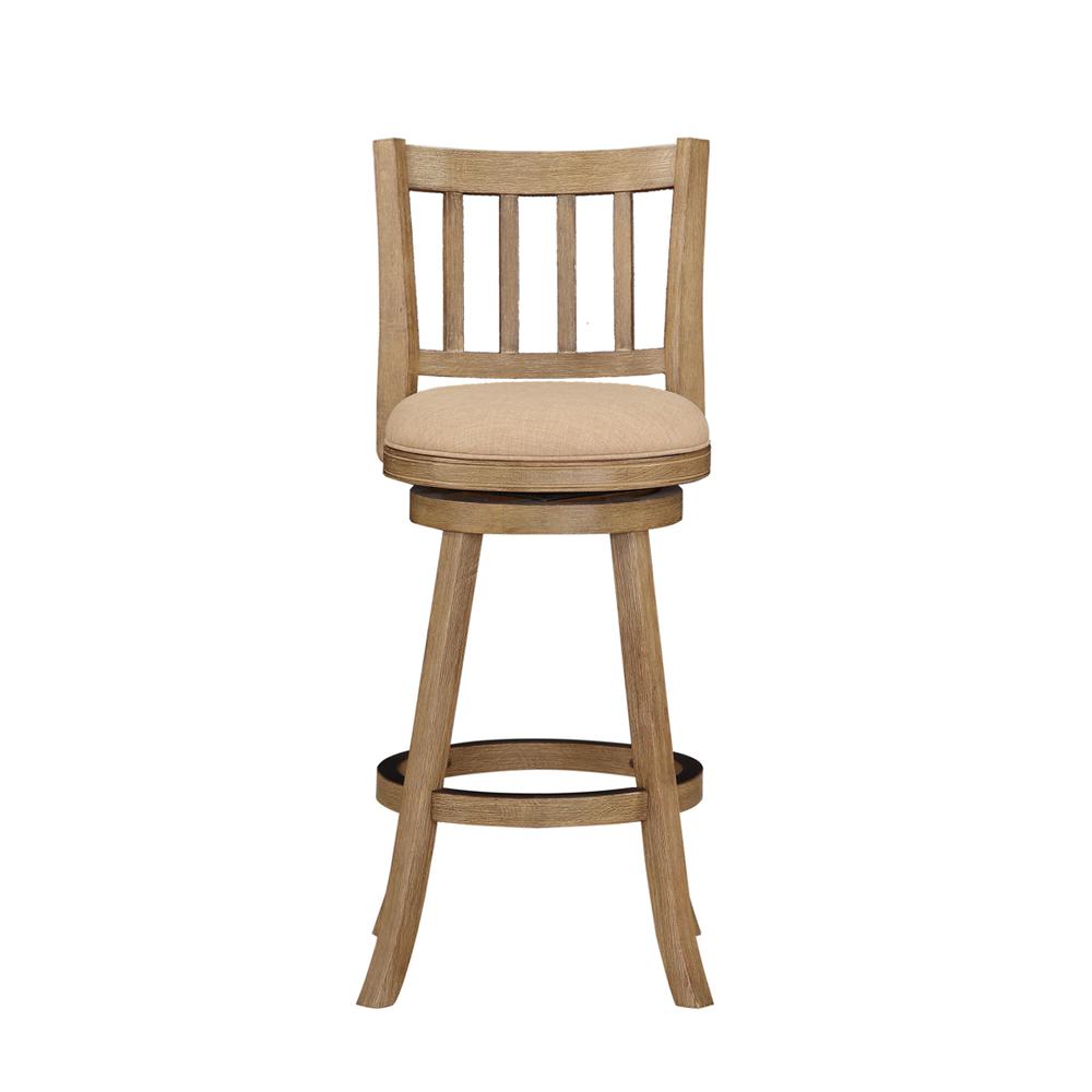 Sheldon Swivel Bar Stool - Oatmeal. Picture 2