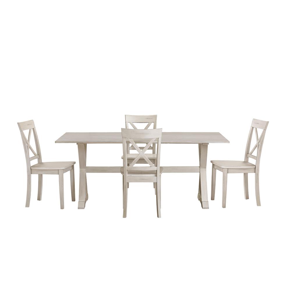Jamestown 5pc Dining Set - Antique White. Picture 8