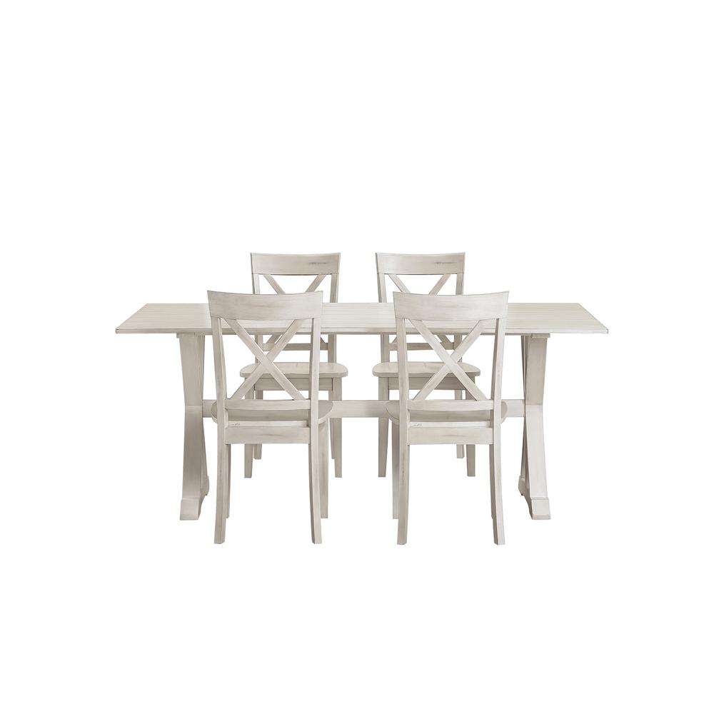 Jamestown 5pc Dining Set - Antique White. Picture 9