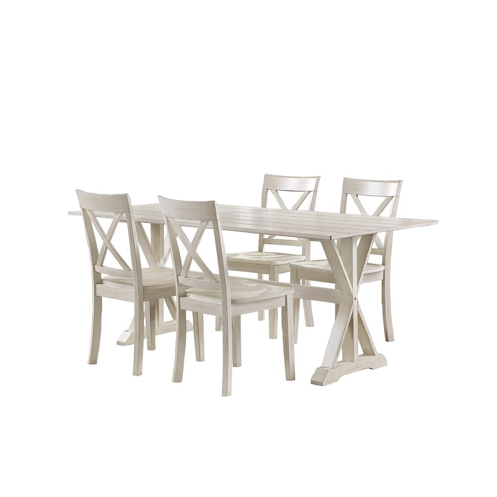 Jamestown 5pc Dining Set - Antique White. Picture 10
