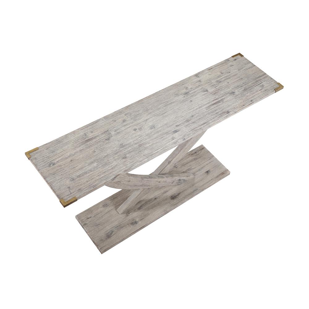 Montana Console Table - Light Barnwood Finish. Picture 3