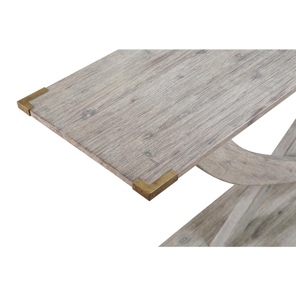 Montana Console Table - Light Barnwood Finish. Picture 4