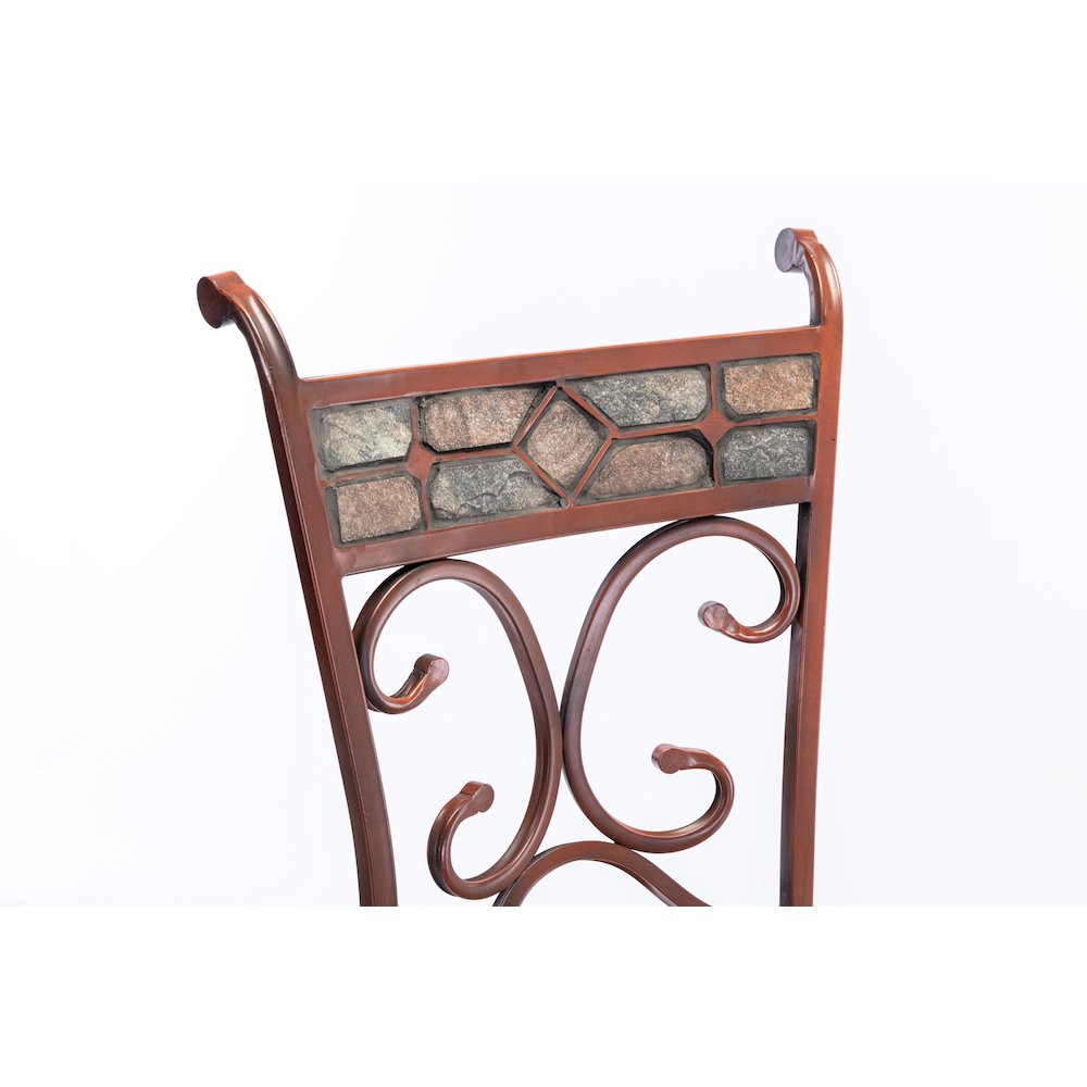 Beau Swivel Counter Stool - Brown. Picture 11