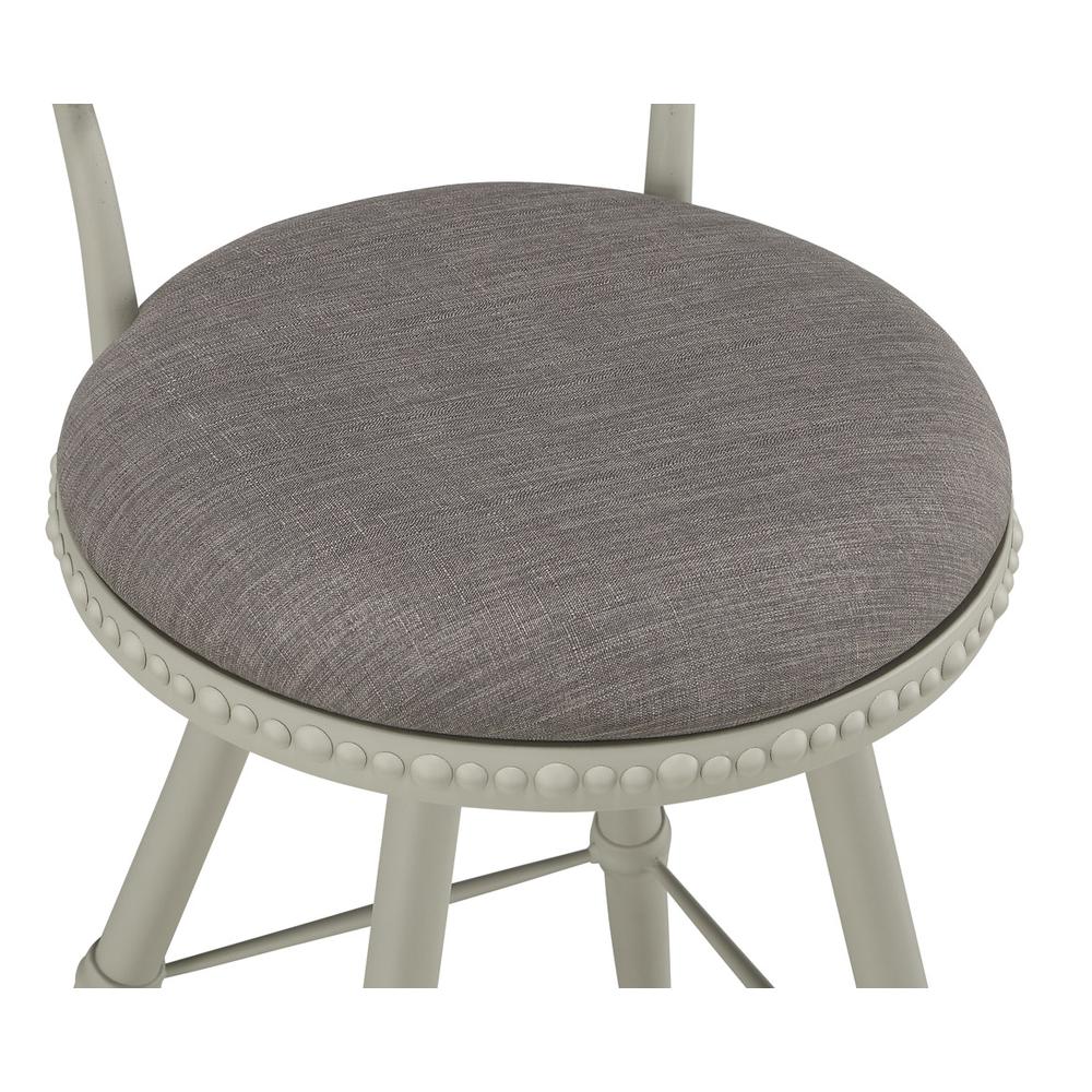 Benton Adjustable Barstool - Beige Finish. Picture 9