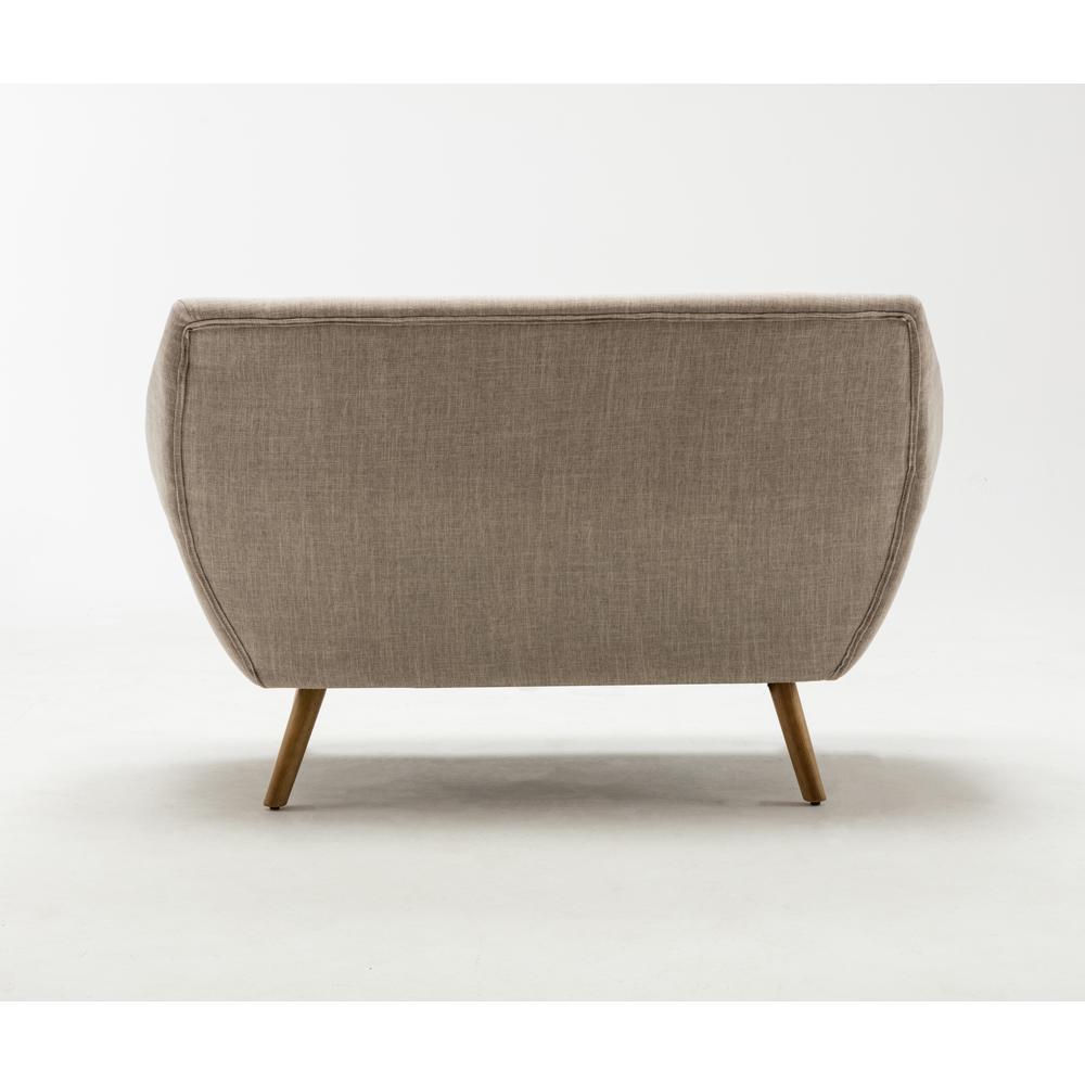 Kara Loveseat [Light Gray, Dark Gray Seat]. Picture 2