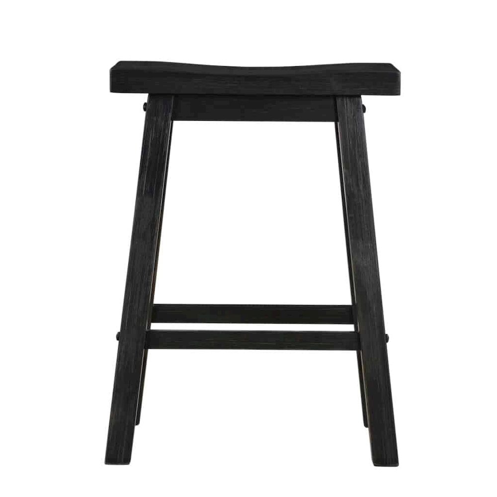 Sonoma Backless Saddle Counter Stool - Black Charcoal. Picture 2