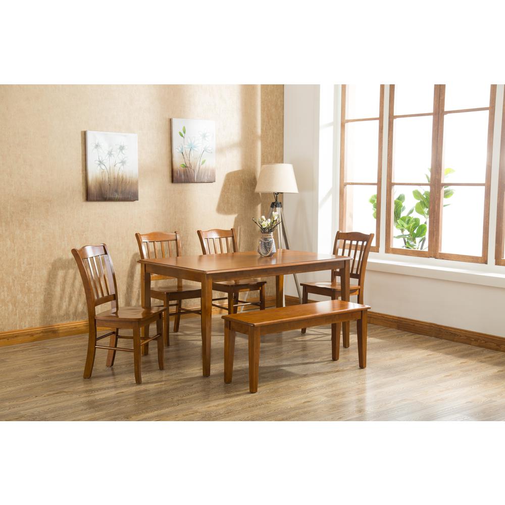 Shaker 6-Piece Dining Set - Walnut. Picture 3