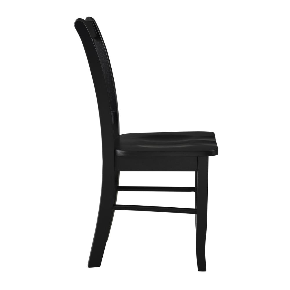 Shaker Dining Chairs, Set of 2 - Black. Picture 6